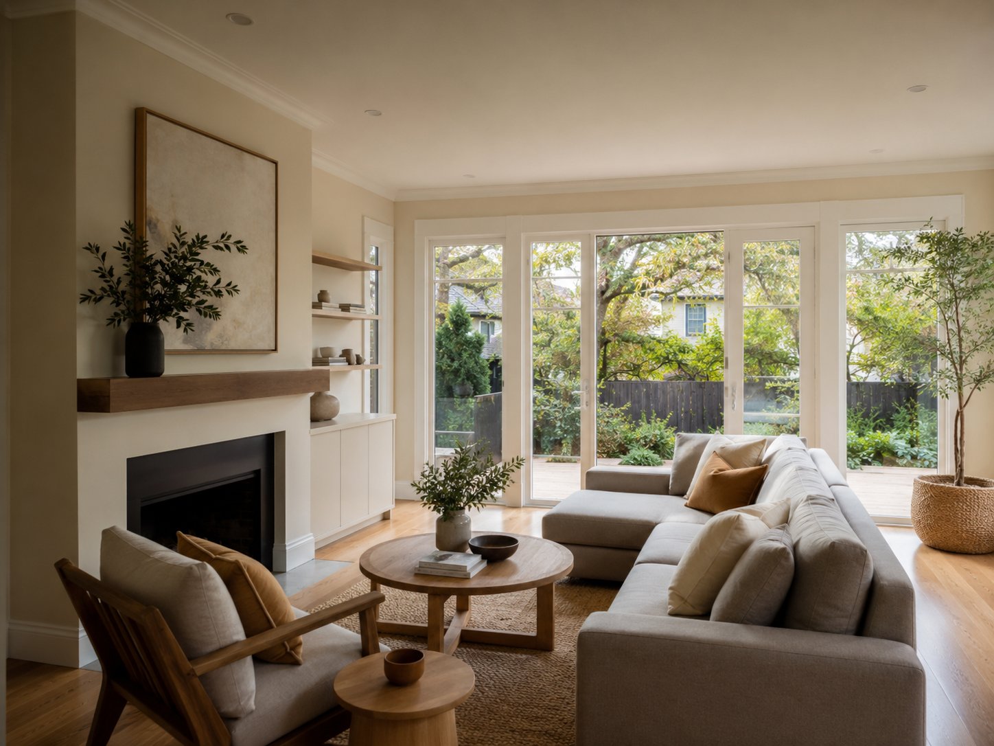 Fully restored home interior