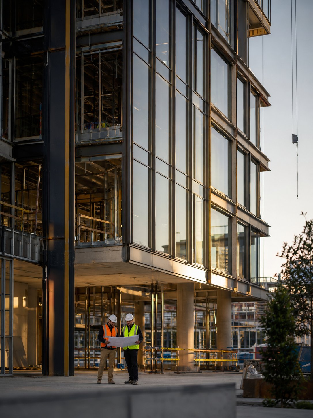 Commercial building under construction